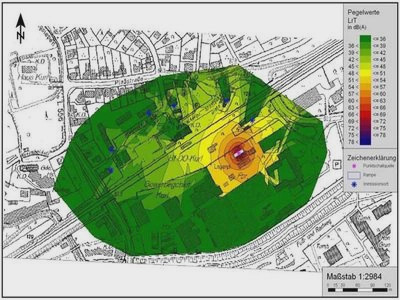 Specialist body § 26 BImSchG (Federal Immission Control Act) Noise emission map
